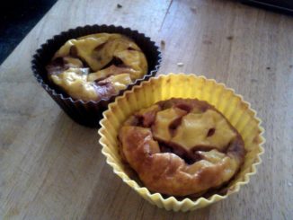 tvarohové muffiny s pudinkem