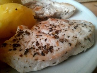 vepřový steak z kotlety s bylinkami