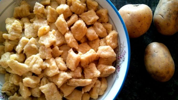 bramborové gnocchi