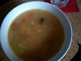 zeleninová polévka s bramborem