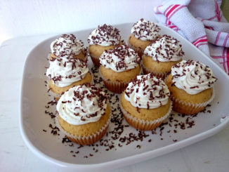 vanilkové cupcakes s tvarohovým krémem