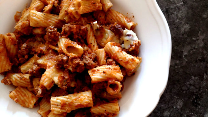 rigatoni al forno